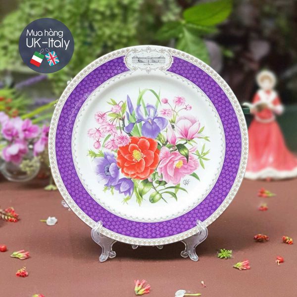  Đĩa bày sứ hoa Royal Albert 1986 