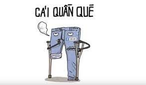  Cái quần không đều là cái quần què bị cụt một bên.. 